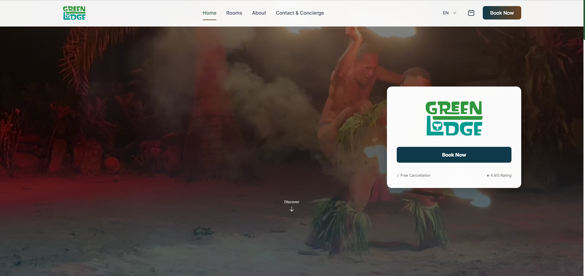 Luxury Hotel Website with Direct Booking